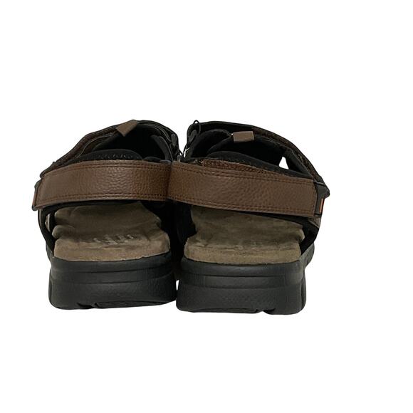 Weatherproof Vintage Men’s Cory Fisherman Sandals Brown Size 12 - Picture 4 of 6